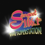 Logo da emissora Radio Sangeet 106.1 FM