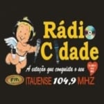 Logo da emissora Rádio Cidade 104.9 FM