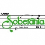 Logo da emissora Radio Soberanía 91.1 FM