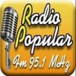 Logo da emissora Radio Popular 95.1  FM