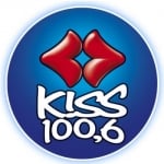 Logo da emissora Radio Kiss 100.6 FM