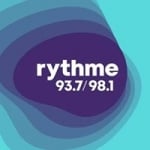 Logo da emissora Radio CFGE Rythme 93.7 FM