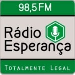 Logo da emissora Rádio Esperança 98.5 FM