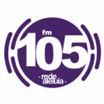 Logo da emissora Rádio Rede Aleluia 105.3 FM