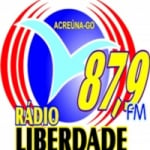 Logo da emissora Rádio Liberdade 87.9 FM