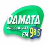 Logo da emissora Rádio Damata 98.5 FM