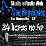 Logo da emissora Rádio Web Alex Gravações