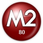 Logo da emissora Radio M2 80