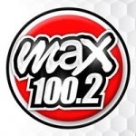 Logo da emissora Radio Max 100.2 FM