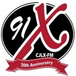 Logo da emissora Radio CJLX 91 FM