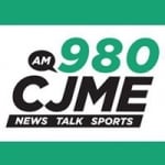 Logo da emissora Radio CJME News Talk 980 AM