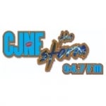 Logo da emissora Radio CJNE The Storm 94.7 FM