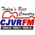 Logo da emissora Radio CJVR 100.3 FM