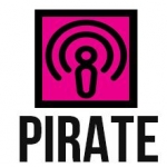 Logo da emissora Radio Pirate 91 FM