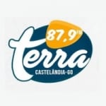 Logo da emissora Rádio Terra 87.9 FM