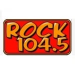 Logo da emissora Radio CKJX Rock 104.5 FM