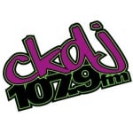 Logo da emissora Radio CKDJ 107.9 FM