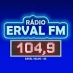 Logo da emissora Rádio Erval 104.9 FM