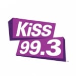 Logo da emissora Radio CKGB Kiss 99.3 FM