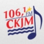 Logo da emissora Radio CKJM 106.1 FM