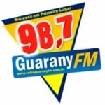 Logo da emissora Radio Guarany 98.7 FM