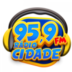 Logo da emissora Rádio Cidade 95.9 FM