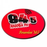 Logo da emissora Rádio Amanda 94.5 FM