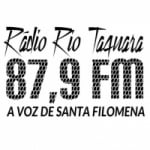 Logo da emissora Rádio Rio Taquara 87.9 FM