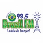 Logo da emissora Rádio Brasil 98.5 FM