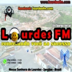 Logo da emissora Rádio Lourdes 104.9 FM