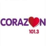 Logo da emissora Radio Corazón 101.3 FM