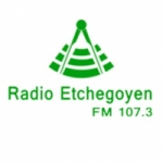 Logo da emissora Radio Etchegoyen 107.3 FM