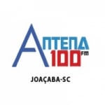 Logo da emissora Rádio Antena 100 100.5 FM