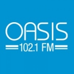 Logo da emissora Radio Oasis 102.1 FM