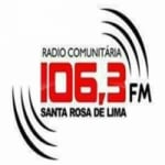 Logo da emissora Rádio Santa Rosa 106.3 FM