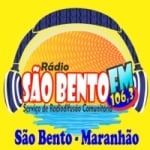 Logo da emissora Rádio São Bento 106.3 FM