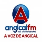 Logo da emissora Rádio Angical 87.9 FM