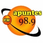 Logo da emissora Radio Apuntes 98.9 FM