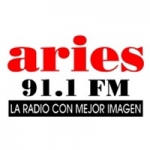 Logo da emissora Radio Aries 91.1 FM