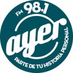 Logo da emissora Radio Ayer 98.1 FM