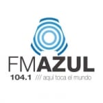 Logo da emissora Radio Azul 104.1 FM