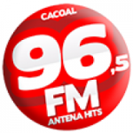 Logo da emissora Rádio Antena Hits 96.5 FM