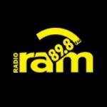 Logo da emissora Ram 89.8 FM