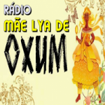 Logo da emissora Rádio Mãe Lya de Oxum