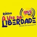 Logo da emissora Rádio FM A Voz da Liberdade 98.5