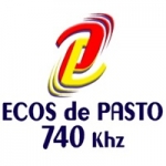 Logo da emissora Radio Ecos de Pasto 740 AM