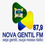 Logo da emissora Rádio Nova Gentil 87.9 FM