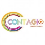 Logo da emissora Radio Contagio 104.5 FM