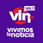 Logo da emissora Radio Vivimos La Noticia 105.7 FM