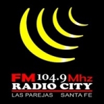 Logo da emissora Radio City 104.9 FM